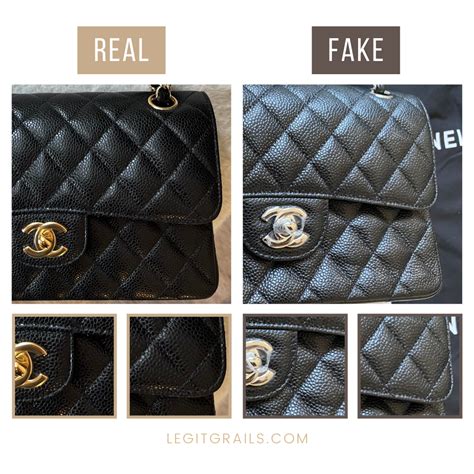 chanel bags real vs fake|how to identify chanel bags.